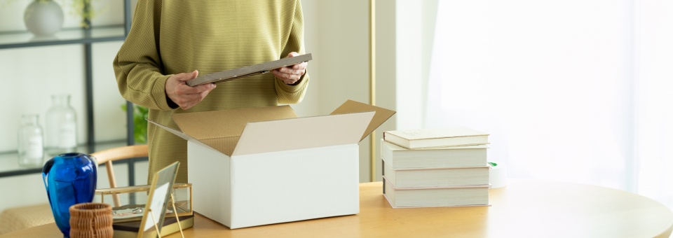 遺品整理の進め方のポイントを振り返りまとめるイメージ